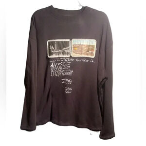 Blood Brother crewneck oversized streetwear casual long sleeve sweatshirt M